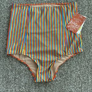 New with tags Kortnie Jeane high waist swim bottoms. Size M.